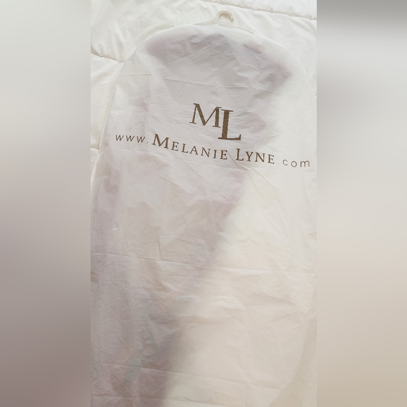 MELANIE LYNE RED MIDI DRESS SIZE 10 LIKE NEW! - Picture 2 of 15